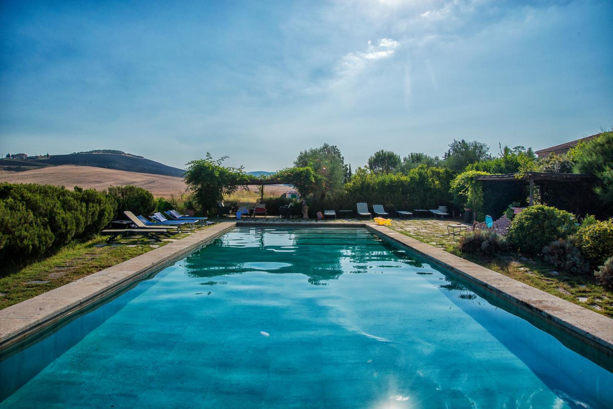 פיינצה Agriturismo Le Sorbelle D'Orcia Con Piscina מראה חיצוני תמונה